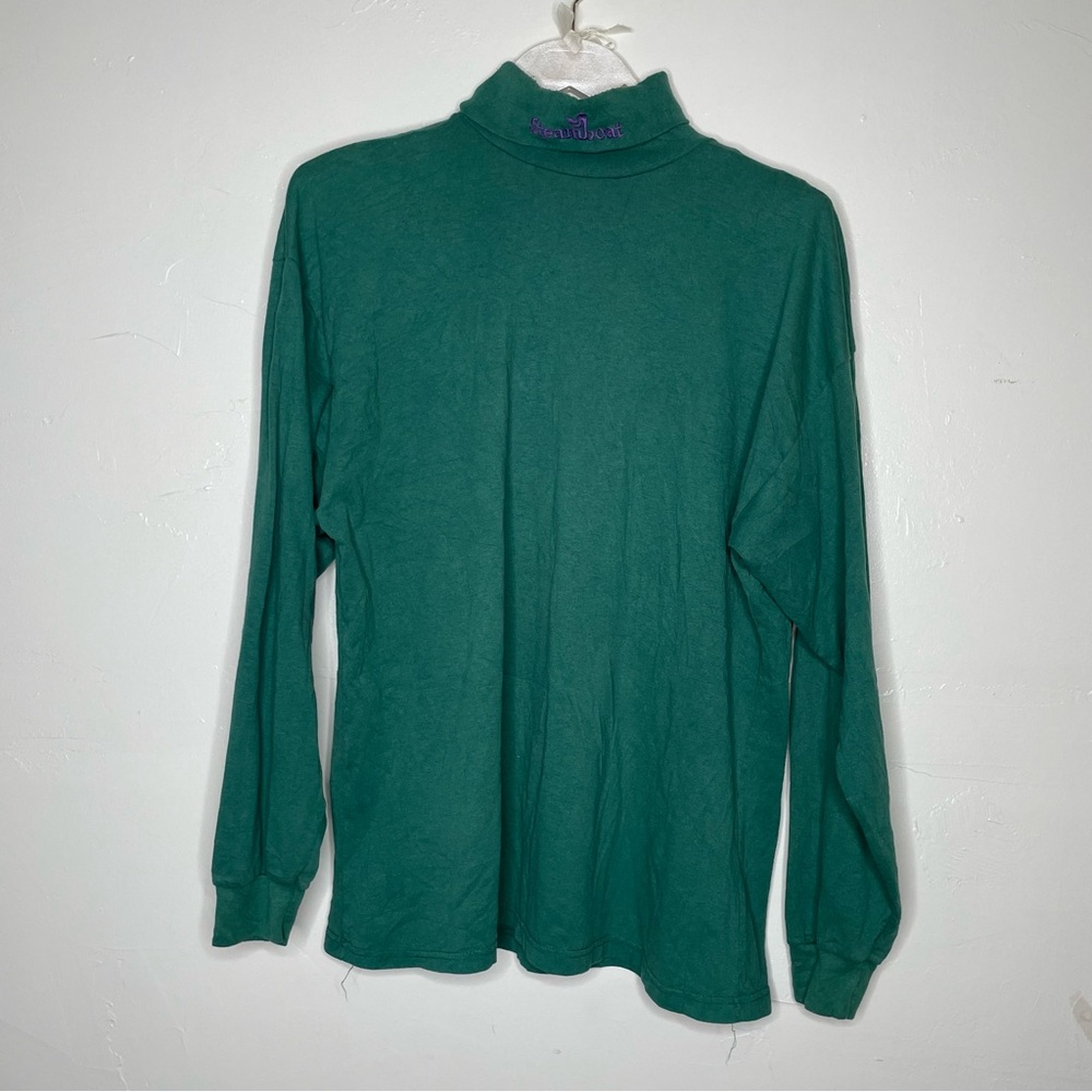 VINTAGE STEAMBOAT DARK GREEN TURTLENECK SZ XL